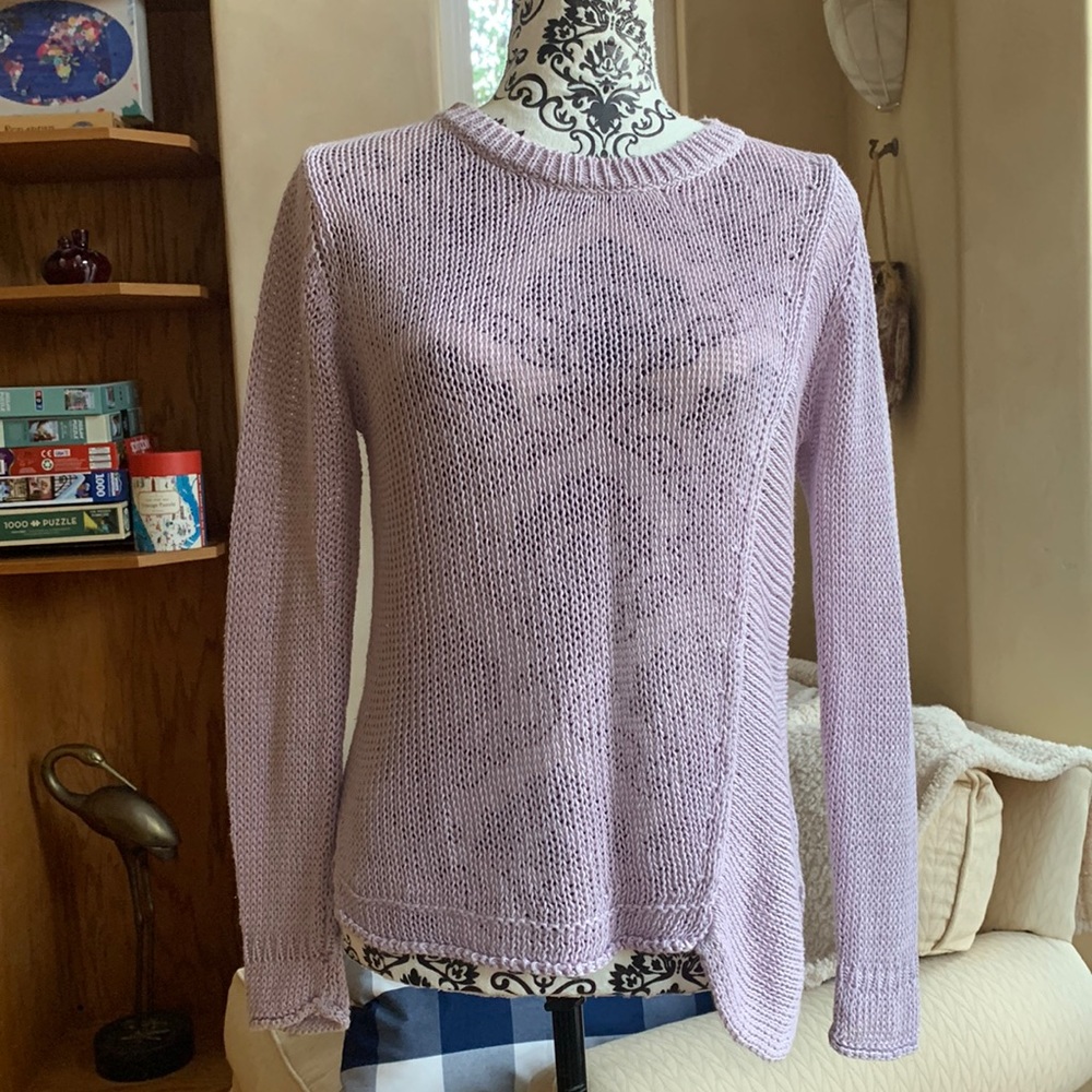 Poetry Light Purple Womens Sweater Size 4/6